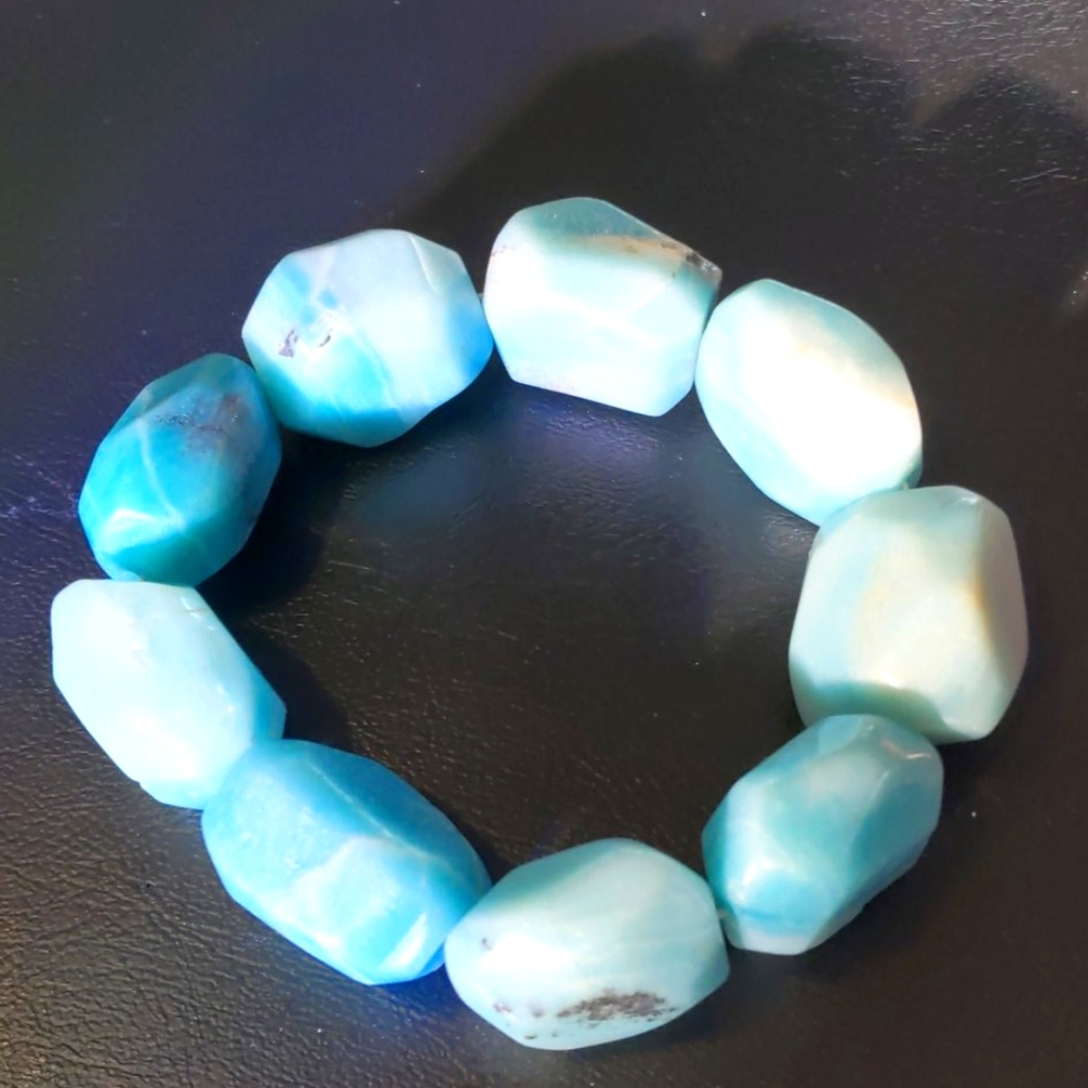 Larimar Chunky Bracelet